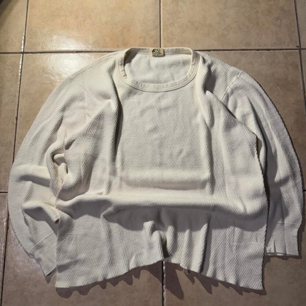 Vintage 90s st johns bay white thermal shirt Size XL in Mens